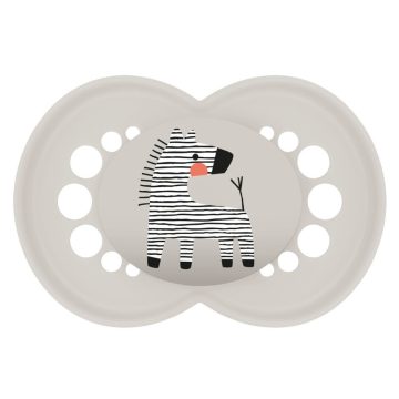 MAM Original 16+ szilikon nyugtató cumi - szürke zebra