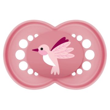   MAM Original 16+ szilikon nyugtató cumi - rózsaszín kolibri 