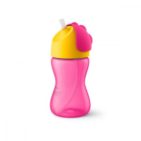 Philips Avent 12+ Bendy Szívószálas itató pohár 300ml - pink