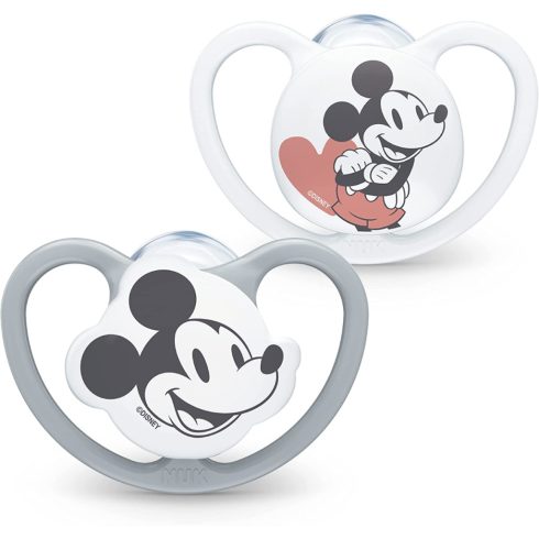 NUK  Space szilikon cumi 2db 6-18 hó - Mickey Mouse