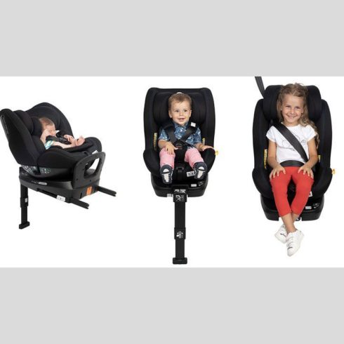 Chicco Seat3Fit i-Size 360°  40 - 125 cm, 0-6 év  0h + Black
