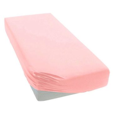 Baby Shop pamut strech lepedő 40x90cm - rózsaszín
