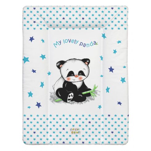 Babastar puha pelenkázó lap 50*70 cm - kék panda