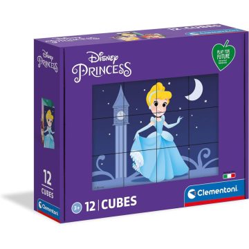 Clementoni Disney hercegnők 12 db-os kockakirakó