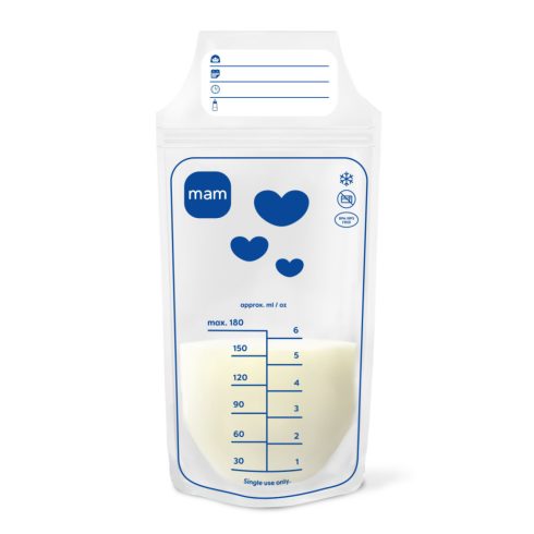MAM Anyatejtároló zacskó 180 ml - 25 db