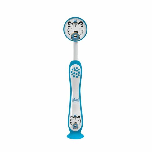 Chicco Fogkefe 3-6 év tejfogakhoz, tapadókorongos - Tiger kék