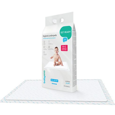 BabyOno pelenkázó alátét 40*90 cm - 10 db (+ 2 db gratis)