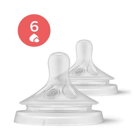 Philips AVENT SCY966/02 Natural Response etetőcumi 6 sűrűbb ételekhez 6hó+, 2 db