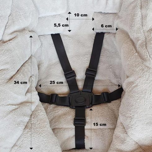 PETITE&MARS Téli szett Jibot 3in1 bundazsák + kézmelegítő kesztyű babakocsira - Jasie Dusty Pink