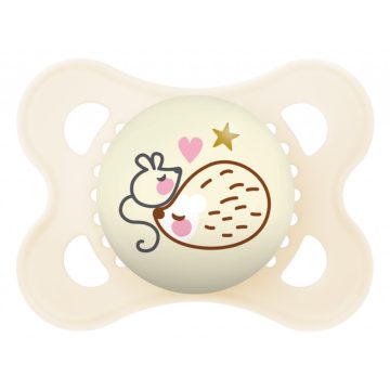   MAM Original Night szilikon nyugtató cumi  2-6 hó - egér és süni