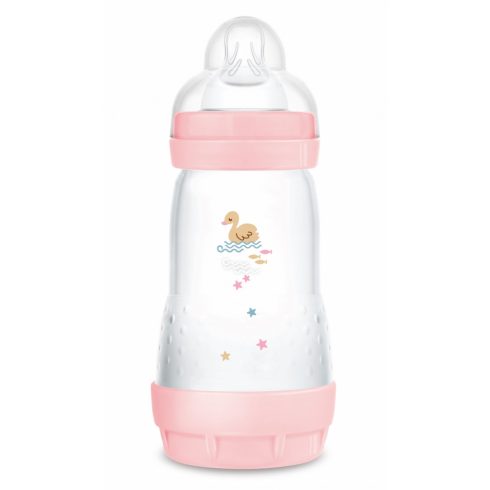 Mam 260 ml  Anti-Colic 2+ cumisüveg - Rózsaszín kacsa