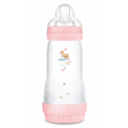 Mam Anti-Colic cumisüveg 320 ml  4 hó + rózsaszín kacsa 