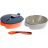  Tommee Tippee Feeding bowls etetőtálka tetővel és kanállal 6+ - szürke/narancs
