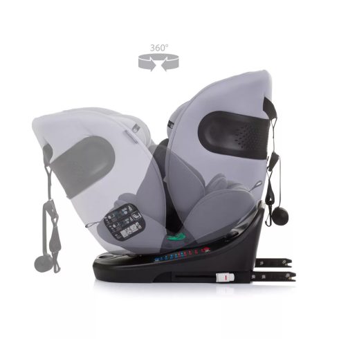 Chipolino Motion 360 autósülés I-Size 40-150cm - Granite 
