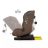   Chipolino X FACTOR 360 I-Size autósülés 40-150 cm - Macadamia