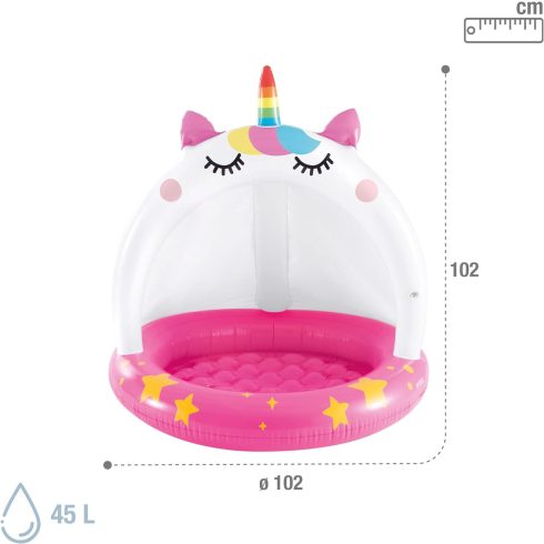 Intex Caticorn bébimedence 102x102 cm