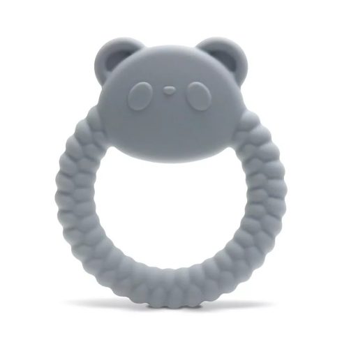 Lorelli Panda természetes szilikon rágóka - Grey