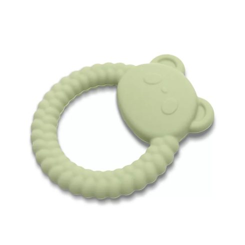 Lorelli Panda természetes szilikon rágóka - Fresh Green 