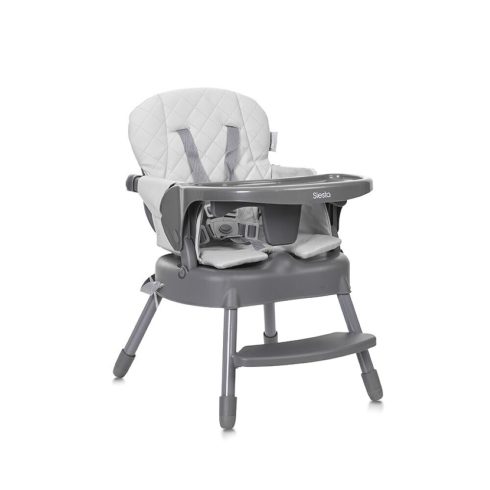 Lorelli Siesta 3az1-ben fix etetőszék - Grey Leather