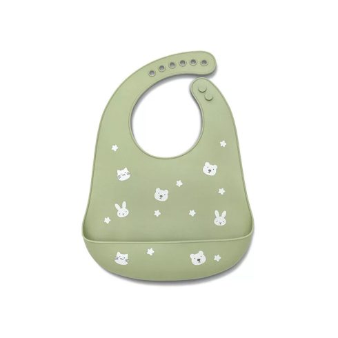 Lorelli szilikon előke - fresh green