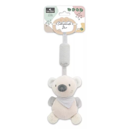 Lorelli Toys Campanula plüss babakocsi játék - Bézs Maci 