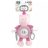 Lorelli Toys plüss csörgőjáték - Pink Unikornis