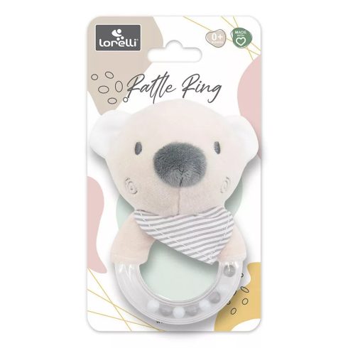 Lorelli Toys Plüss csörgő - Bézs Maci 