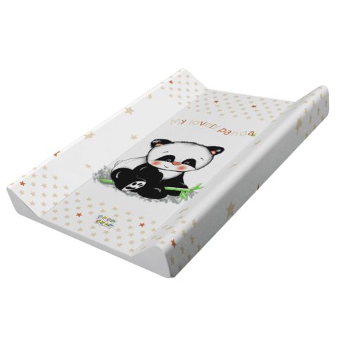 Babastar puha 2 ékes pelenkázó lap 50*70 cm - bézs panda