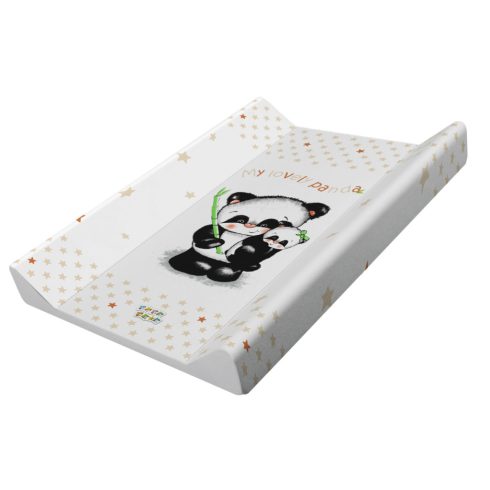 Babastar merev pelenkázó lap 50*70 cm - bézs panda és mamája