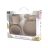 Lorelli Természetes szilikon 4 db-os étkészlet - Beige