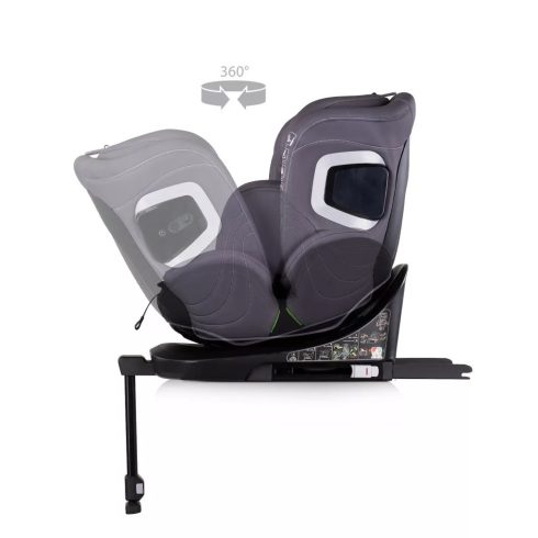 Chipolino Clima Air I-Size autósülés 40-150cm - anthracite