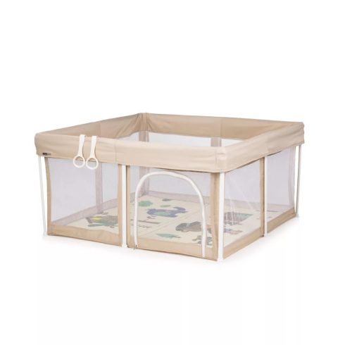 Chipolino Vibe babakarám összecsukható 120x120 cm - beige