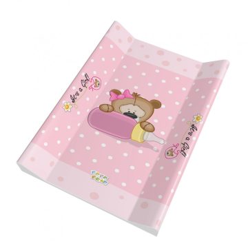   Babastar merev pelenkázó lap 50*70 cm - It's a girl ! maci cumisüveg rózsaszín 