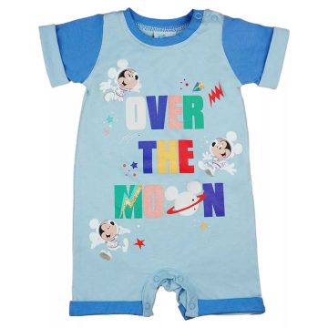   Rövid ujjú kisfiú baba napozó űrhajós Mickey egér mintával (56) 