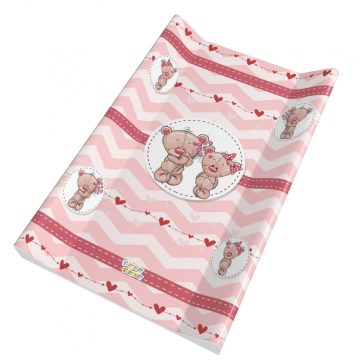   Babastar merev pelenkázó lap 50*80 cm - Macipár rózsaszín