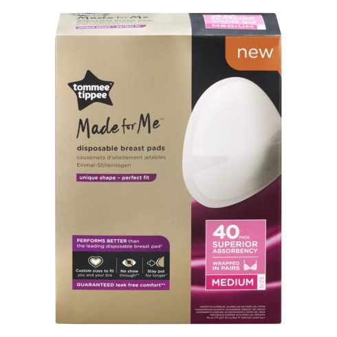 Tommee Tippee Made for Me Eldobható Melltartóbetét 40db – M méret