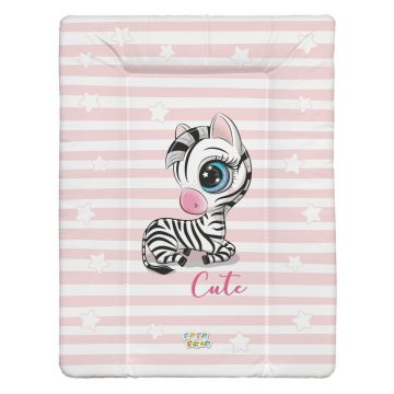 Babastar puha pelenkázó lap 50*70 cm - Rózsaszín zebra