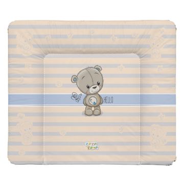   Babastar puha pelenkázó lap 75*72 cm - Kék maci + pillangó 