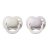   Tommee Tippee Newborn Újszülött szilikon cumi 0-2 hó 2 db - Lila/Krém