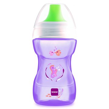 Mam 270 ml Fun to Drink Cup ivópohár - lila csikóhal 