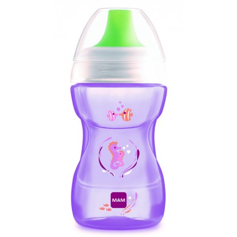 Mam 270 ml Fun to Drink Cup ivópohár - lila csikóhal 
