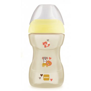 Mam 270 ml Fun to Drink Cup ivópohár - sárga oroszlán