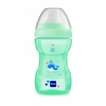 Mam 270 ml Fun to Drink Cup ivópohár - kék bálna/fóka