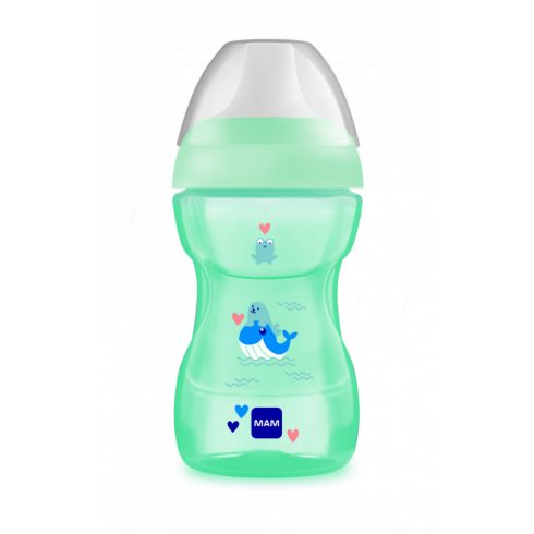 Mam 270 ml Fun to Drink Cup ivópohár - türkiz bálna