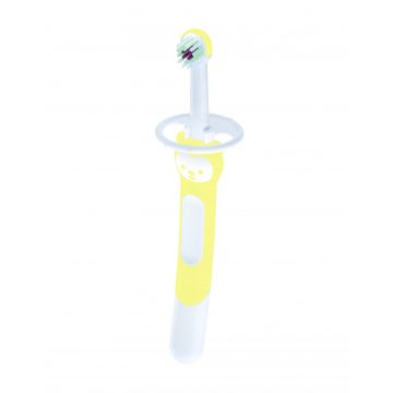 MAM Training Brush - bébifogkefe  5+hó - pasztell sárga