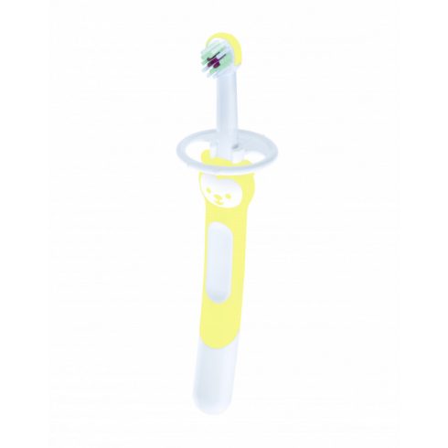 MAM Training Brush - bébifogkefe  5+hó - pasztell sárga