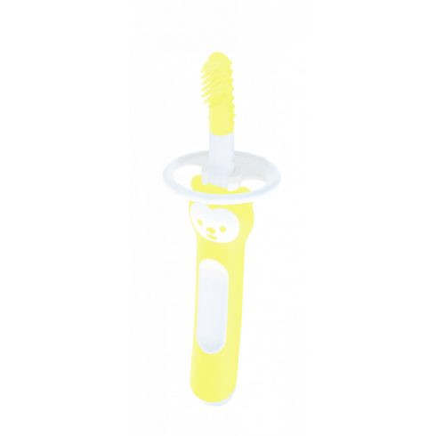 MAM Massaging Brush masszázsfogkefe 3+ hó - sárga