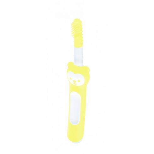 MAM Massaging Brush masszázsfogkefe 3+ hó - sárga