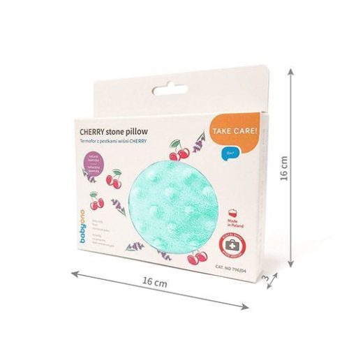 BabyOno cseresznyemag párna 13x16 cm - menta
