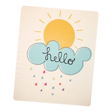 Timba puha pelenkázó lap 70*54 cm - Hello